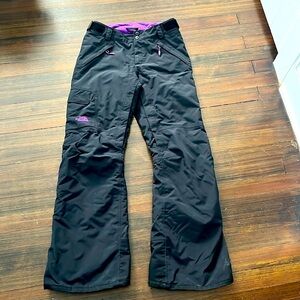 The North Face Black and Purple Women's Pants